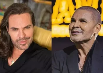 Eduardo costa chama atenção com gestos misteriosos em show