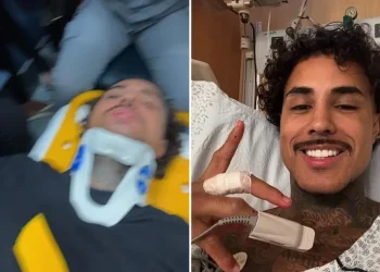 Mc livinho sofre acidente de trânsito e perfura o pulmão